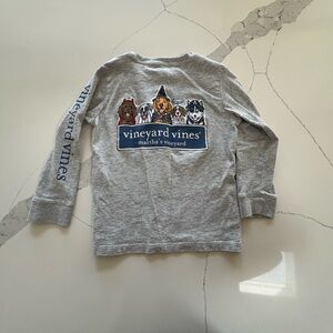 4T Vineyard Vines Halloween Grey Longsleeve Tee